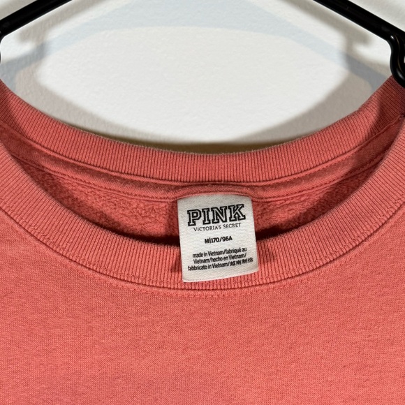 PINK Victoria’s Secret Coral Crewneck Sweatshirt - Picture 2 of 4